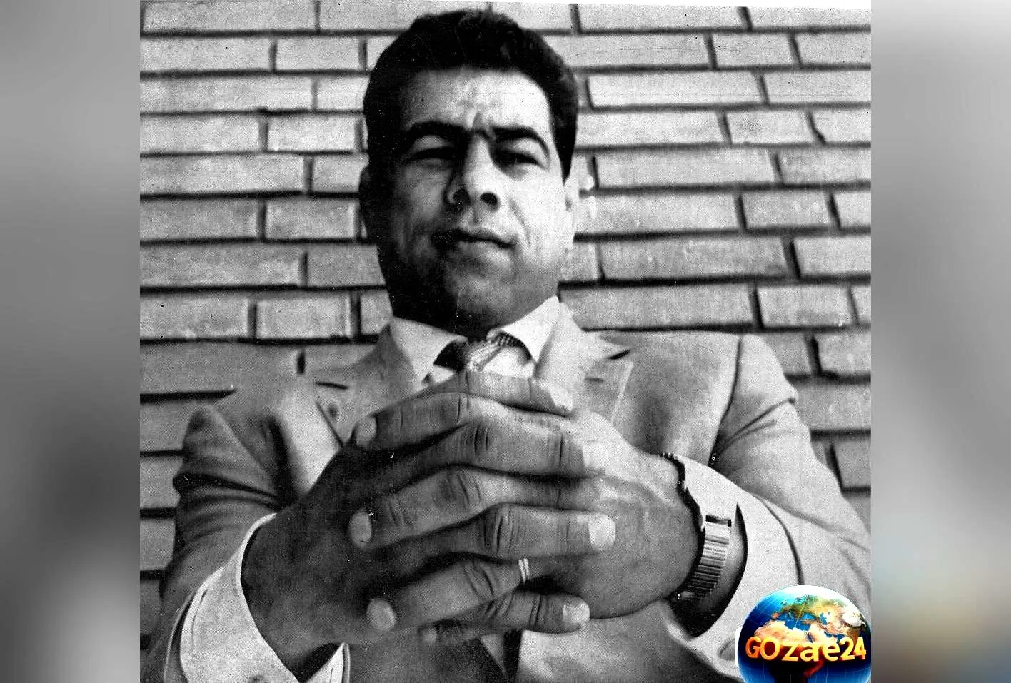 عکس یادگاری غلامرضا تختی در بین‌الحرمین و دست‌نوشته‌های سفر اربعین جهان‌پهلوان را ببینید