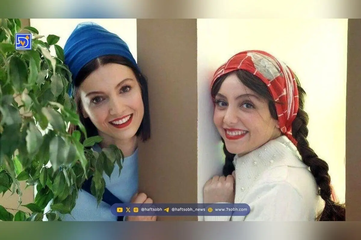 تصاویر دیدنی از تمرین مچ‌ اندازی مریم و شیرین در پشت‌ صحنه سریال تاسیان ۱۴۰۳