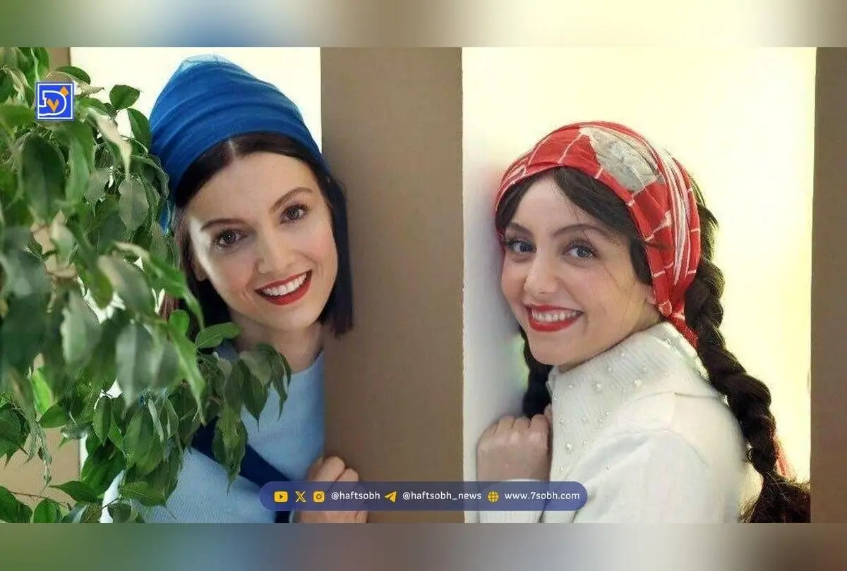 تصاویر دیدنی از تمرین مچ‌ اندازی مریم و شیرین در پشت‌ صحنه سریال تاسیان ۱۴۰۳