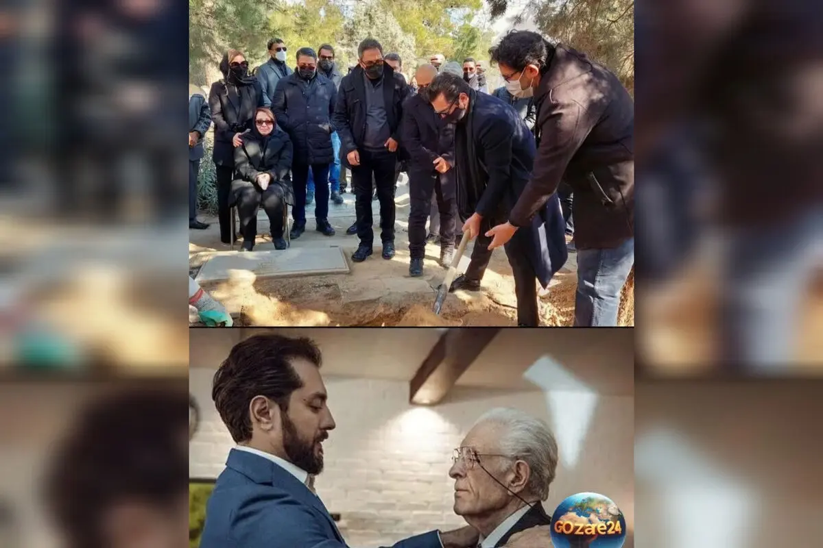 رضا گلزار، بهنوش طباطبایی و محسن کیایی در پیام‌های تسلیت بهرام رادان برای درگذشت پدرش + عکس