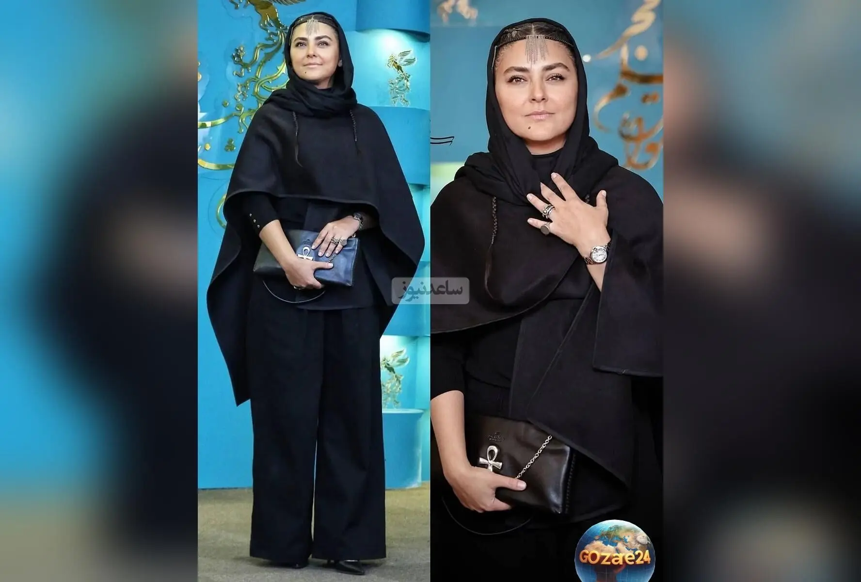 هدی زین العابدین در هوای بارونی با استایل کژوال و بدون میکاپ در جدیدترین عکس اینستاگرامش