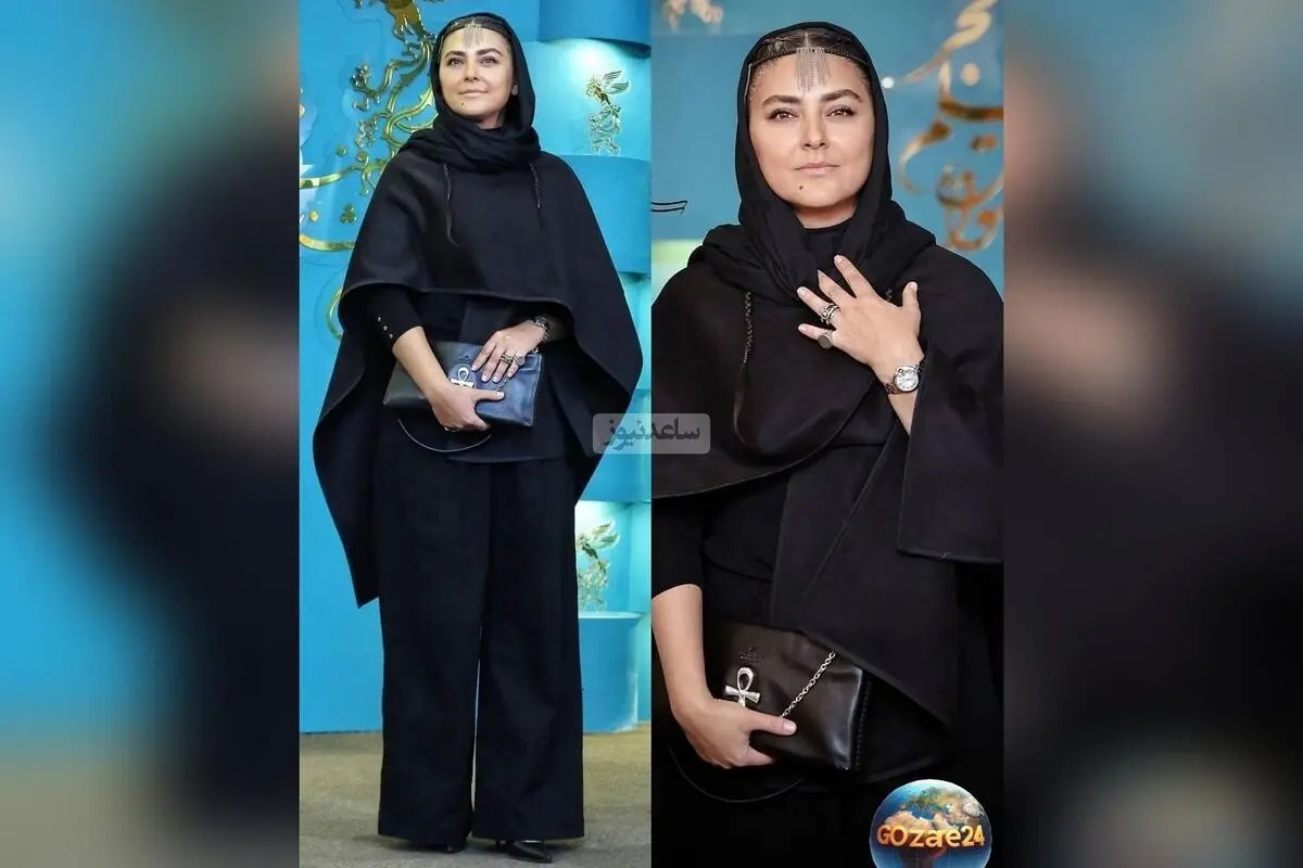 هدی زین العابدین در هوای بارونی با استایل کژوال و بدون میکاپ در جدیدترین عکس اینستاگرامش