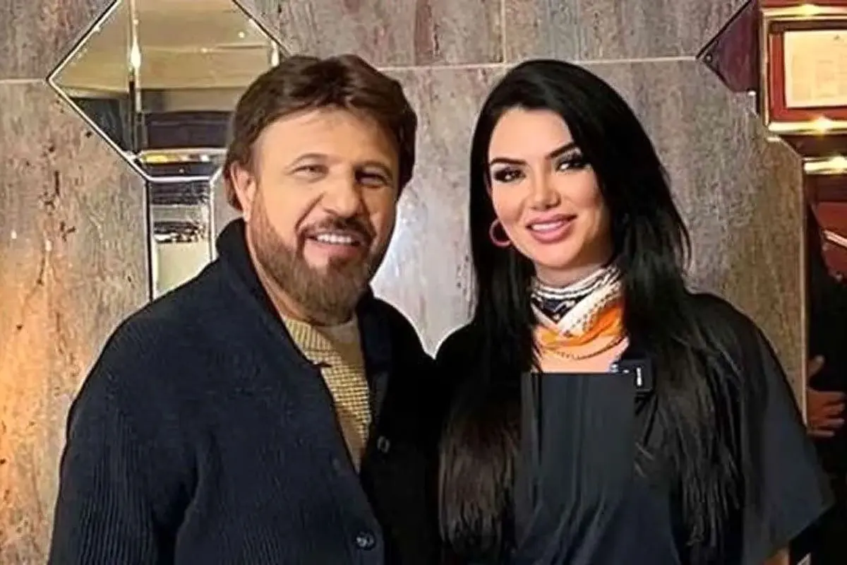عکس جدید بیژن مرتضوی و همسر پنجمش در کنار برج ایفل پس از فوت ستاره سعیدی