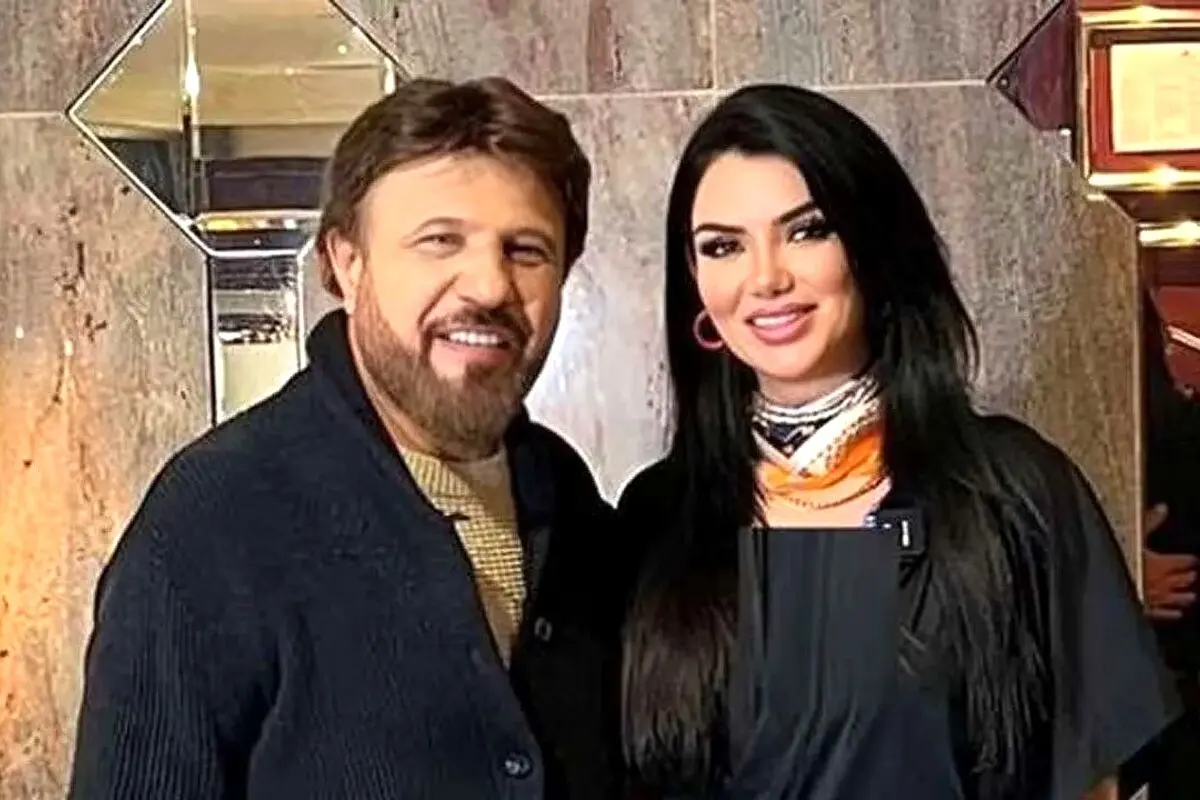 عکس جدید بیژن مرتضوی و همسر پنجمش در کنار برج ایفل پس از فوت ستاره سعیدی