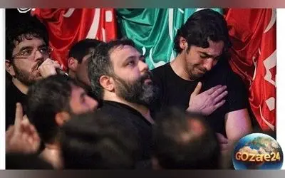 تصاویر دیدنی از مهدی رحمتی و سیاوش خیرابی در مراسم شب قدر با حضور مداح معروف مجید بنی‌فاطمه