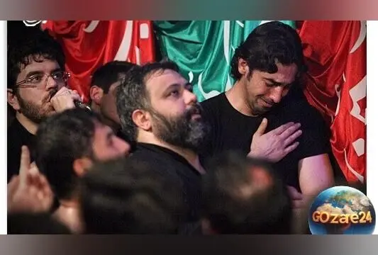 تصاویر دیدنی از مهدی رحمتی و سیاوش خیرابی در مراسم شب قدر با حضور مداح معروف مجید بنی‌فاطمه