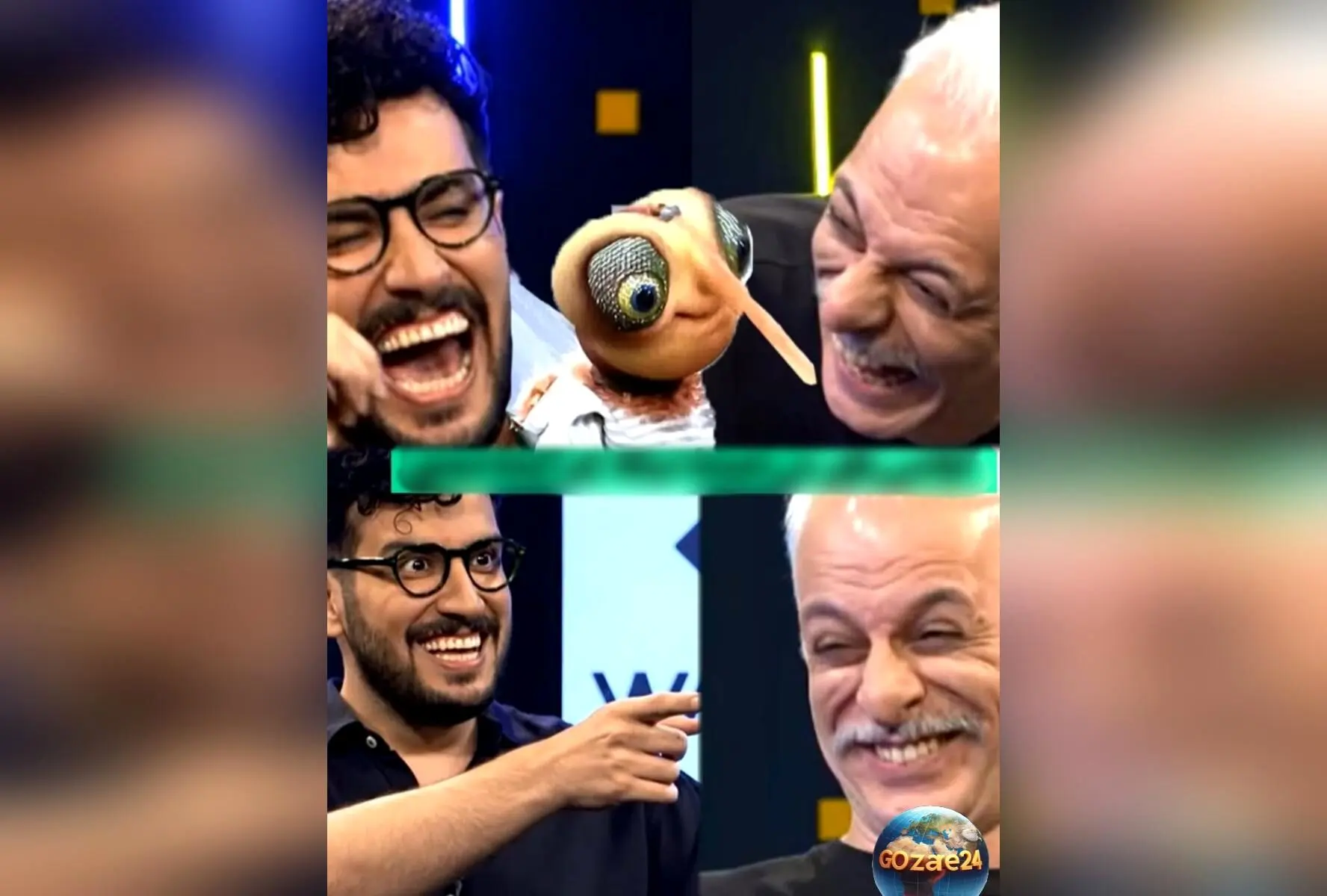 ویدیوی خنده‌دار و دیدنی از لحظات صداپیشگی کاظم سیاحی در برنامه پامپ امیر حسین قیاسی، نقش پشه و تاثیر آن بر طنز و کارهای روزمره | فیلم کامل