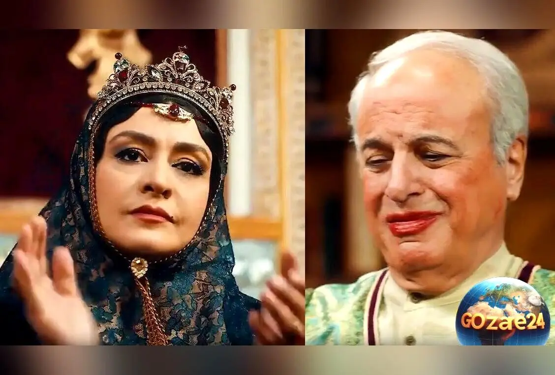 تصویر دیدنی از مادر ناصرالدین‌شاه که خواجه جیران را با لباس زنانه در جمع زنان شاه آرایش می‌کند!