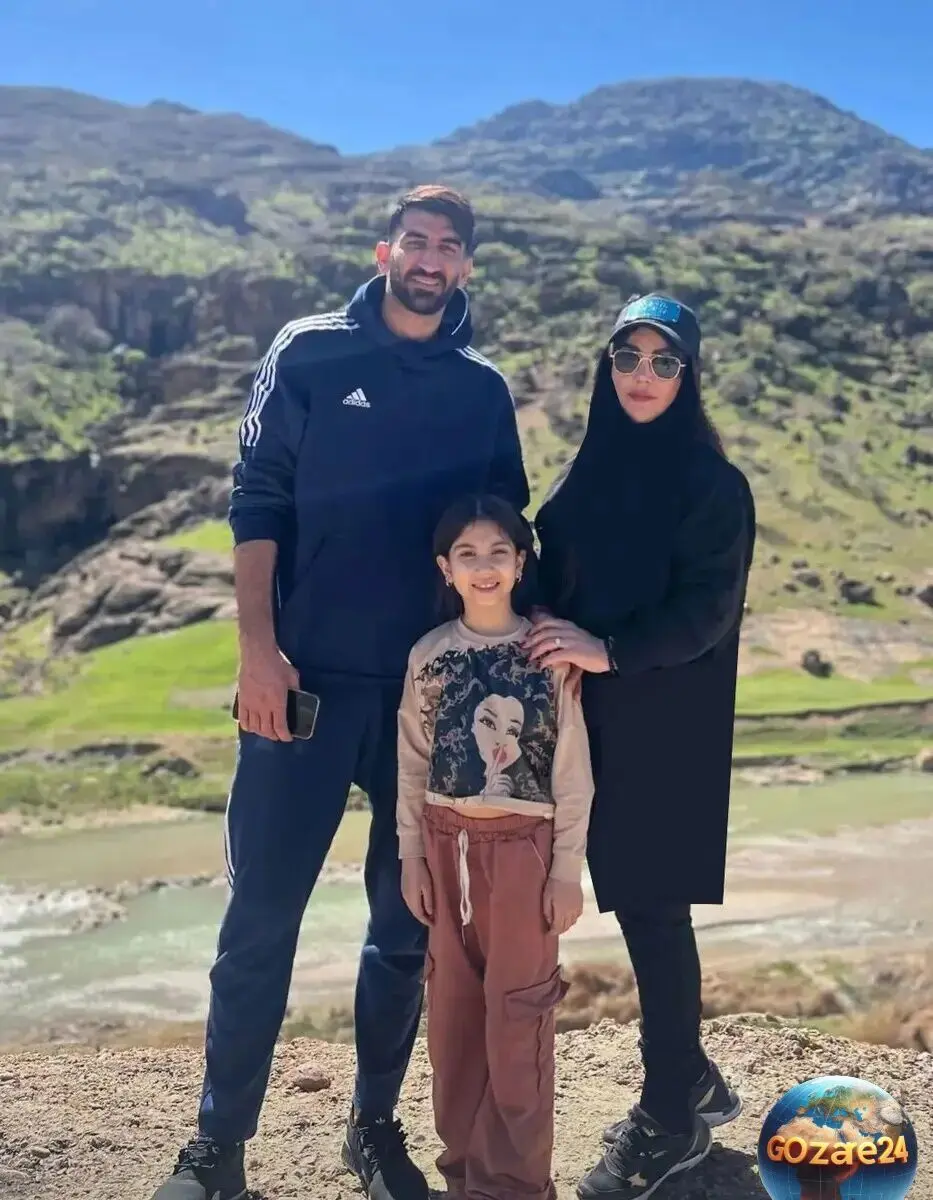 کیک تولد ساده و شیک اکرم بانو همسر علیرضا بیرانوند با شکلات 3 بعدی + عکس و جزئیات جشن