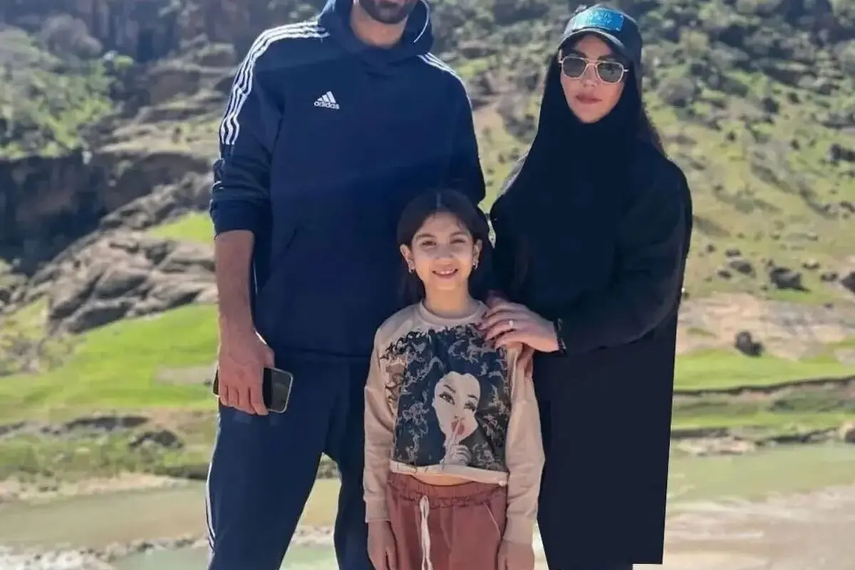 کیک تولد ساده و شیک اکرم بانو همسر علیرضا بیرانوند با شکلات 3 بعدی + عکس و جزئیات جشن