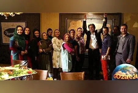 مهمانی مجلل بازیگران با سفره رنگین و هزینه‌بر در سبک مایه‌دارهای عربستان + تصاویر لوکس