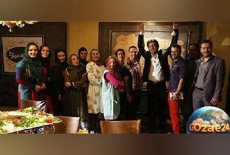 مهمانی مجلل بازیگران با سفره رنگین و هزینه‌بر در سبک مایه‌دارهای عربستان + تصاویر لوکس