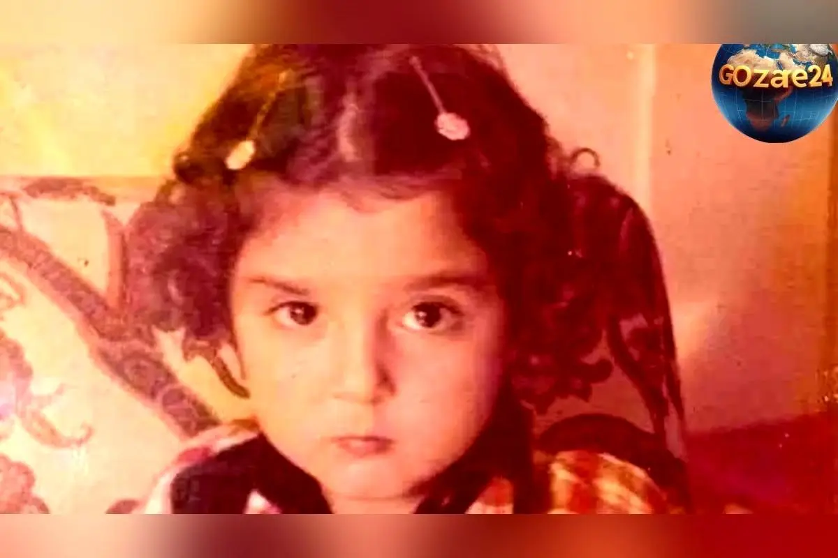 تصویر دوران کودکی پرستو گلستانی با لباس چارخونه و گیره‌های سر، بازیگر معروف سینما و تلویزیون را بشناسید!