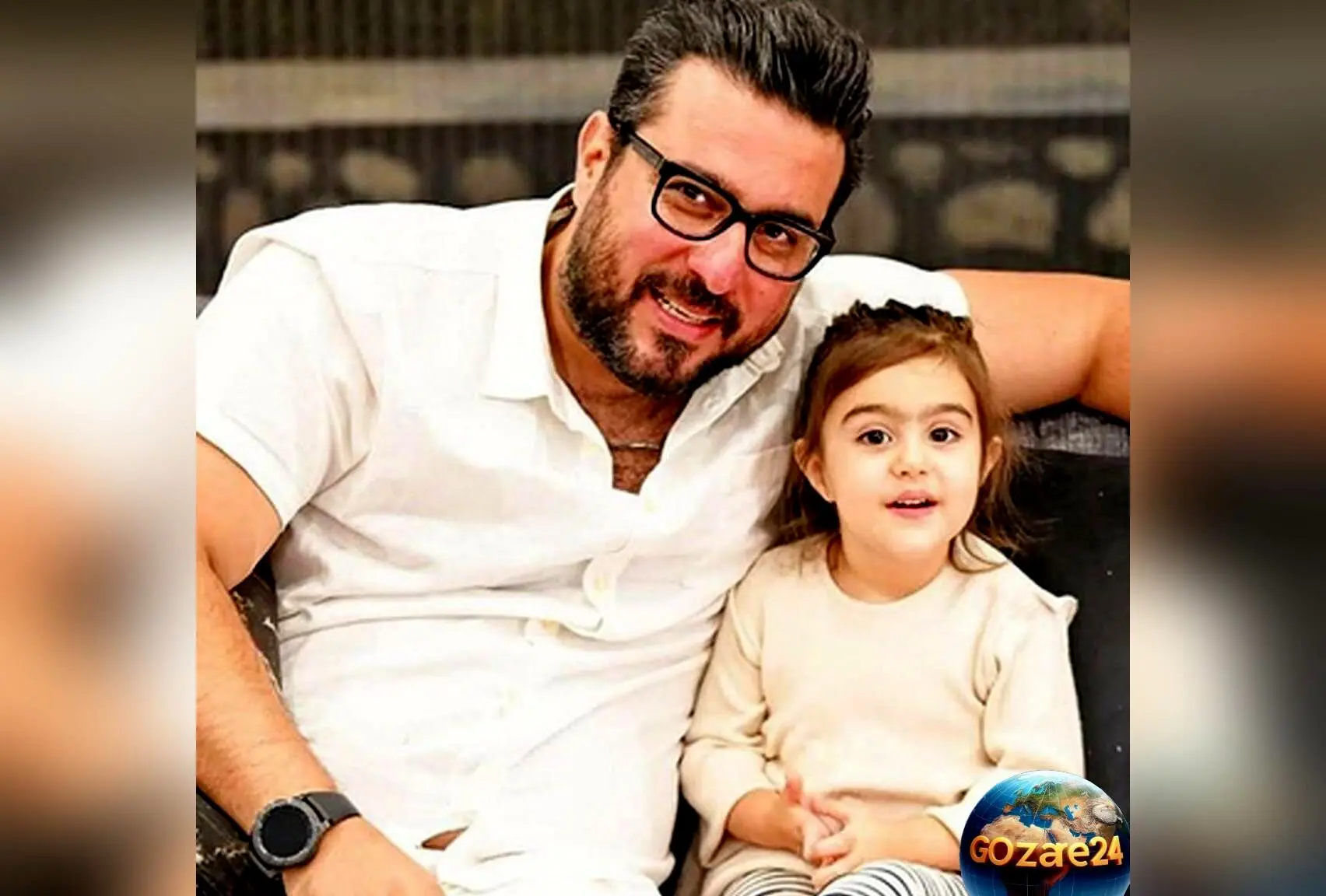 وقتی دختر محسن کیایی دفتر نقاشی‌اش را شیطنت می‌کند؛ تصویری دیدنی از لحظه خنده‌دار و کودکانه