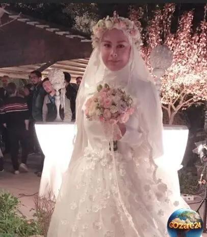 عکس‌های ویژه از عروسی امیریل ارجمند و همسرش یاسمینا باهر + دسته گل زیبا و لحظه‌های خاطره‌انگیز در باغ