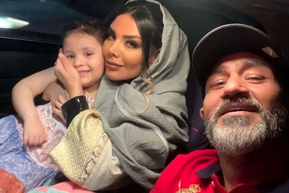 شوخی بامزه هانا با پدرش مهران غفوریان در یک استوری خنده‌دار + عکس