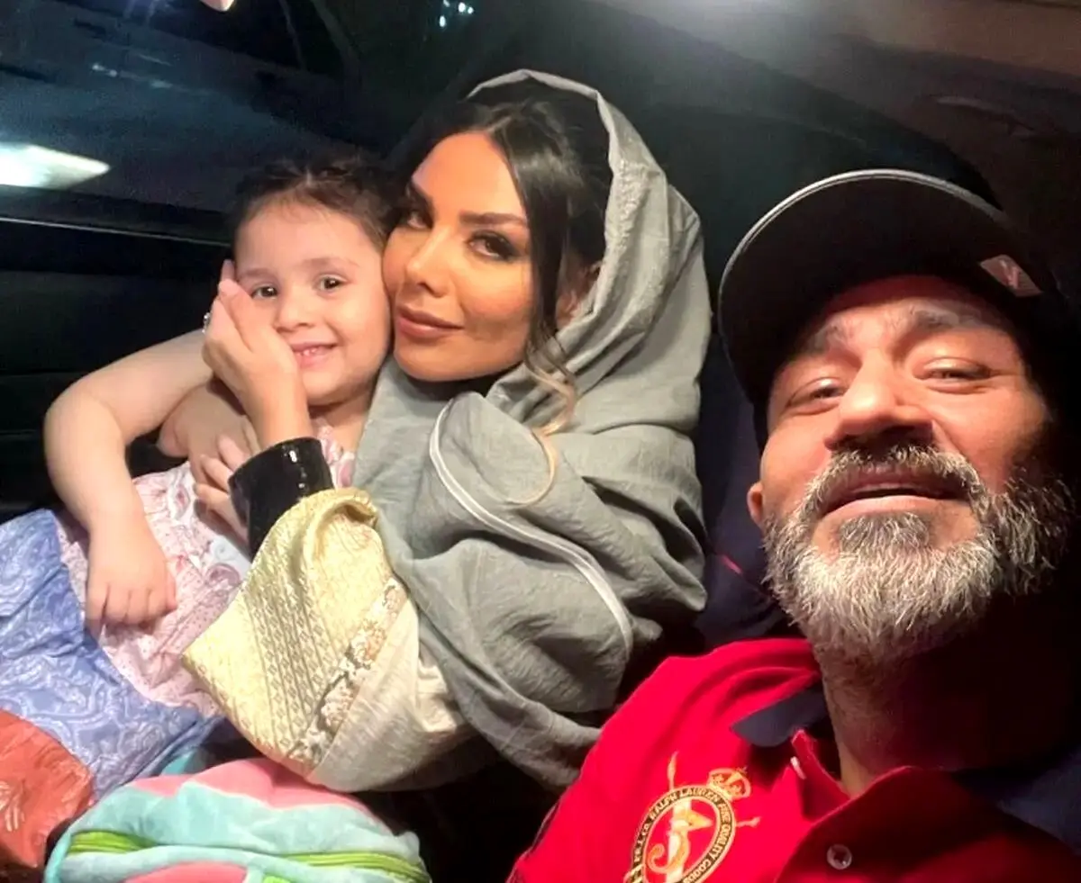 شوخی بامزه هانا با پدرش مهران غفوریان در یک استوری خنده‌دار + عکس