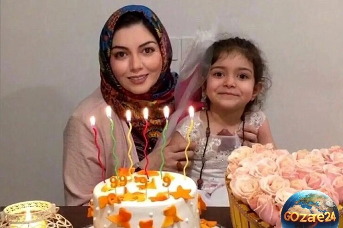 تصاویر جشن تولد آزاده نامداری بر سر مزارش در بهشت زهرا؛ سنگ تمام خواهر و همسر مجری فقید در روز تولد ۳۷ سالگی