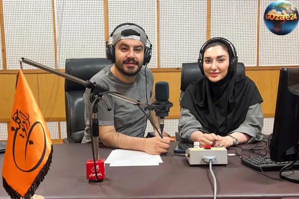 طعنه خنده‌دار ندا مصباح همسر پیمان طالبی روی آنتن زنده: طرفدارات یا ننه‌ان یا نوه!