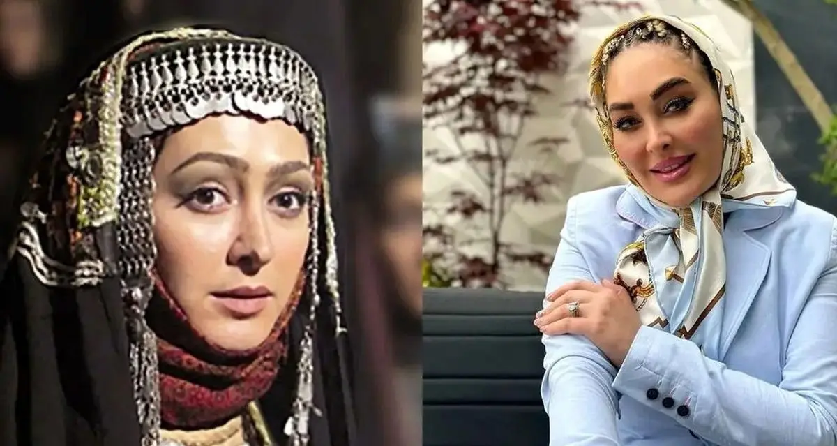 عکس‌های جذاب الهام حمیدی در نقش شیرین همسر کیسان ابوعمره در مختارنامه سال ۹۴ + چهره همسر کیسان در ۳۷ سالگی