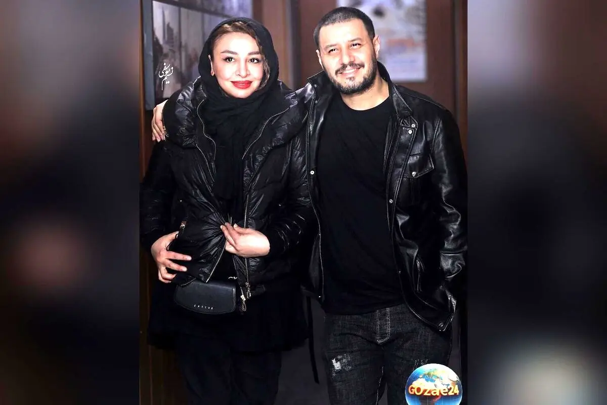 ژست‌های عاشقانه جواد عزتی و همسرش مهلقا باقری در آتلیه + تصاویر اوایل ازدواج و سن کم آنها
