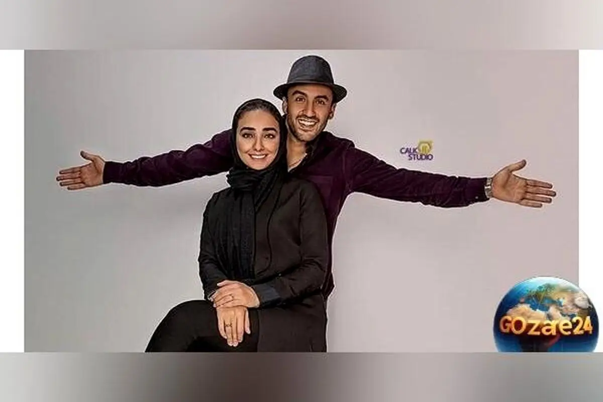 دریا مرادی دشت در آتلیه عکاسی و خاطرات روزهای گذشته با همسرش پویان گنجی