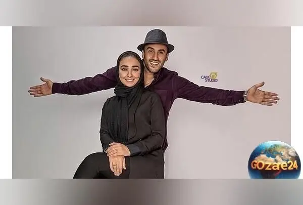 دریا مرادی دشت در آتلیه عکاسی و خاطرات روزهای گذشته با همسرش پویان گنجی