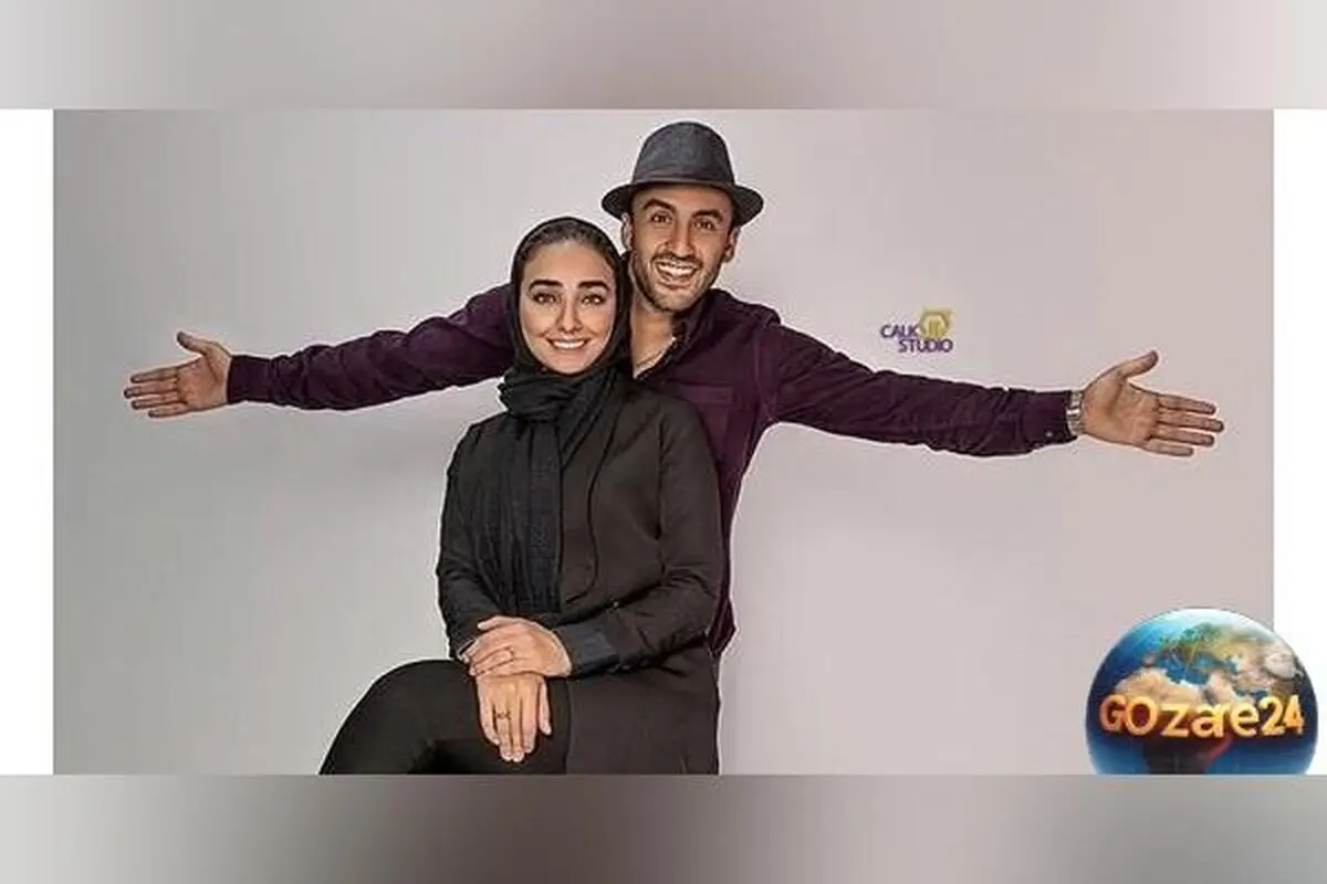 دریا مرادی دشت در آتلیه عکاسی و خاطرات روزهای گذشته با همسرش پویان گنجی