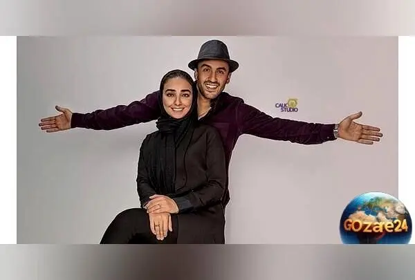 دریا مرادی دشت در آتلیه عکاسی و خاطرات روزهای گذشته با همسرش پویان گنجی