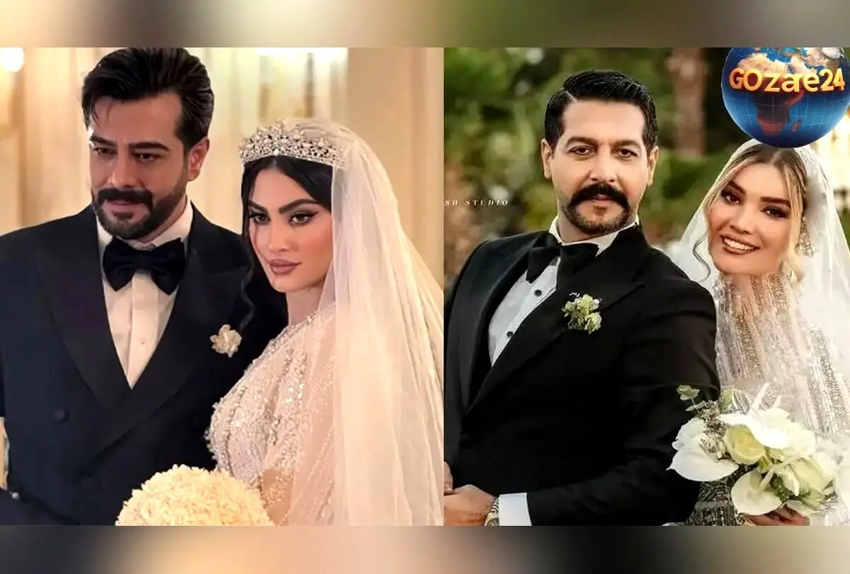 نگاهی جذاب و متفاوت به سبک و سلیقه عروس و دامادهای هنری ایران در انتخاب کارت عروسی