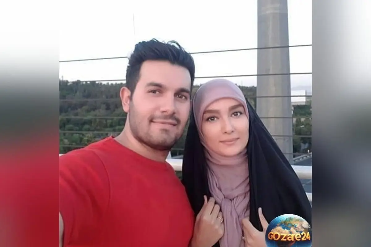 عکس یادگاری مژده خنجری مجری صدا و سیما در سواحل زیبای کیش