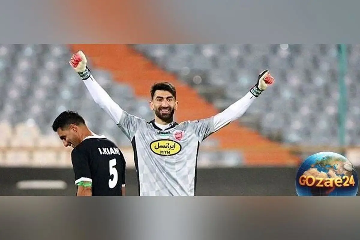 حضور عاشقانه همسر و دختر علیرضا بیرانوند در ورزشگاه آزادی برای تشویق پرسپولیس + عکس