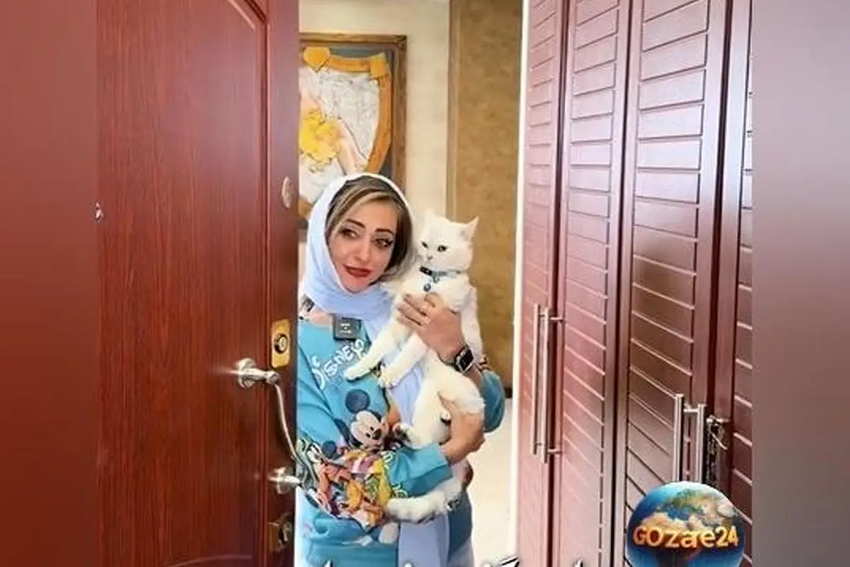 تصاویر لوکس و مدرن خانه نفیسه روشن با مبلمان جدید، لوستر کلاسیک و دیزاین رنگین‌کمانی+ ویدیوی داخلی