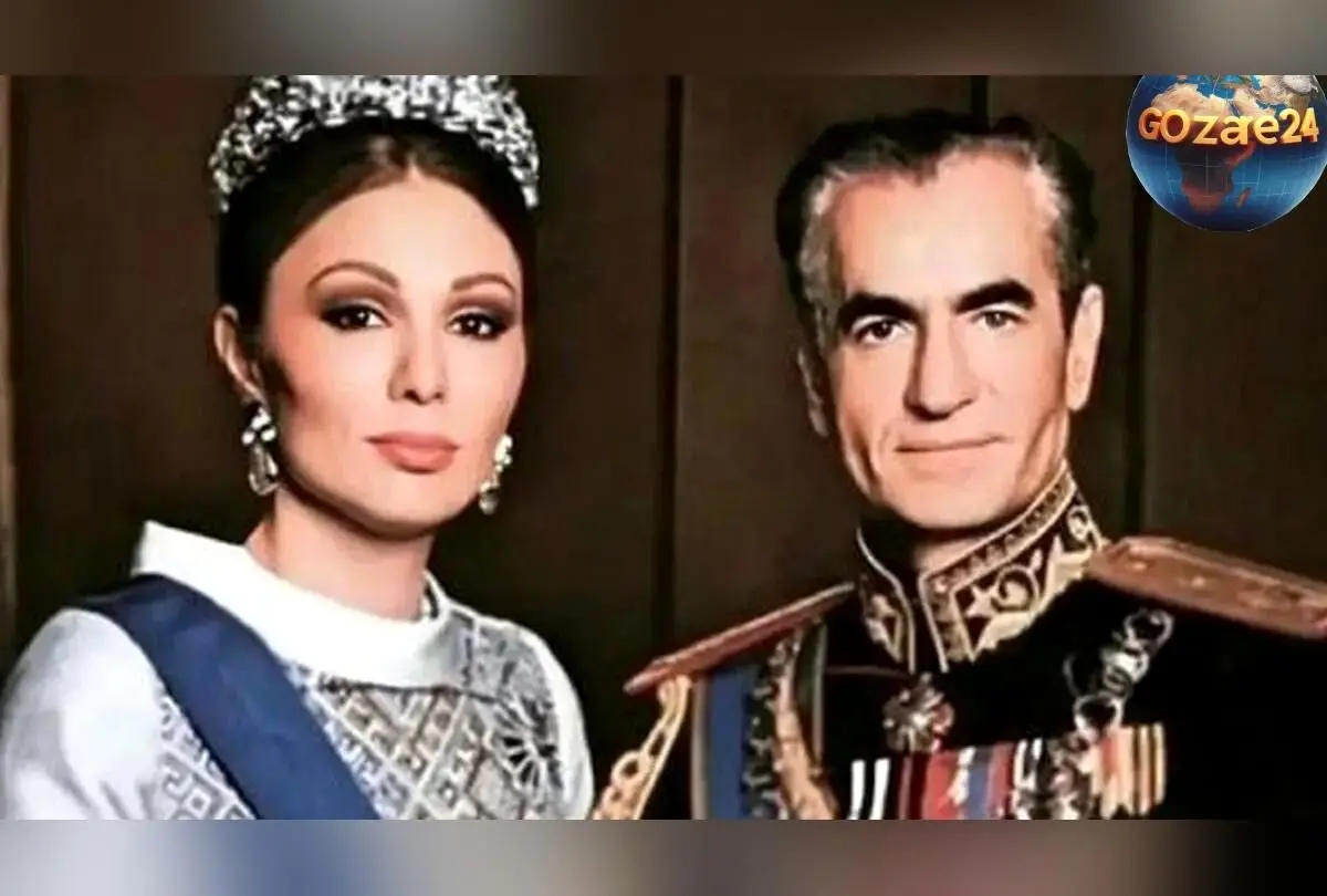 عکس نادر و دیدنی از سفر در زمان و بوسه فرح بر مزار محمدرضا پهلوی در مصر در سال ۱۳۸۷