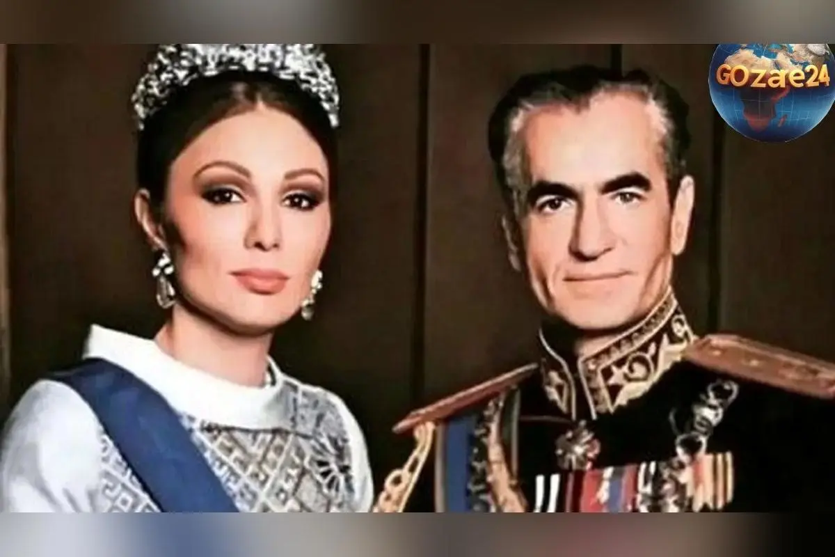 عکس نادر و دیدنی از سفر در زمان و بوسه فرح بر مزار محمدرضا پهلوی در مصر در سال ۱۳۸۷