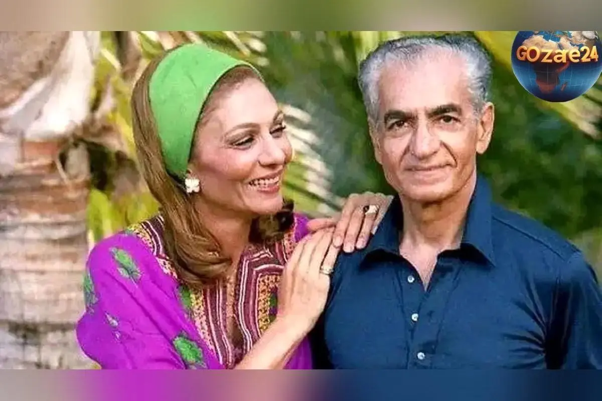 عکس نادر و دلنشین از لحظه وداع شاه و فرح پس از تولد فرزندشان