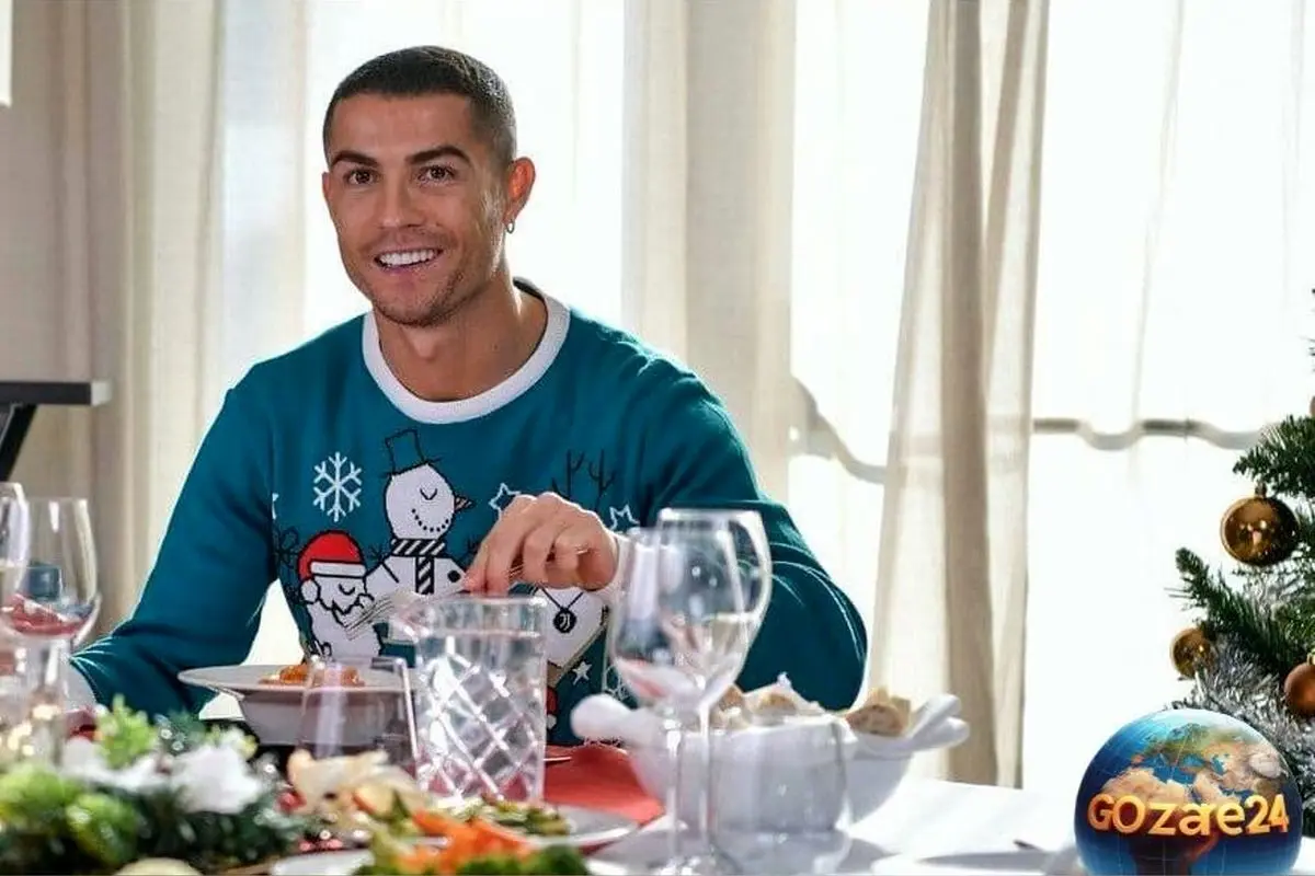 رونالدو در کریسمس کنار خانواده، تزئین ساده درخت و لحظات جذاب با فرزندان و همسرش جورجینا | ویدیوی دیدنی