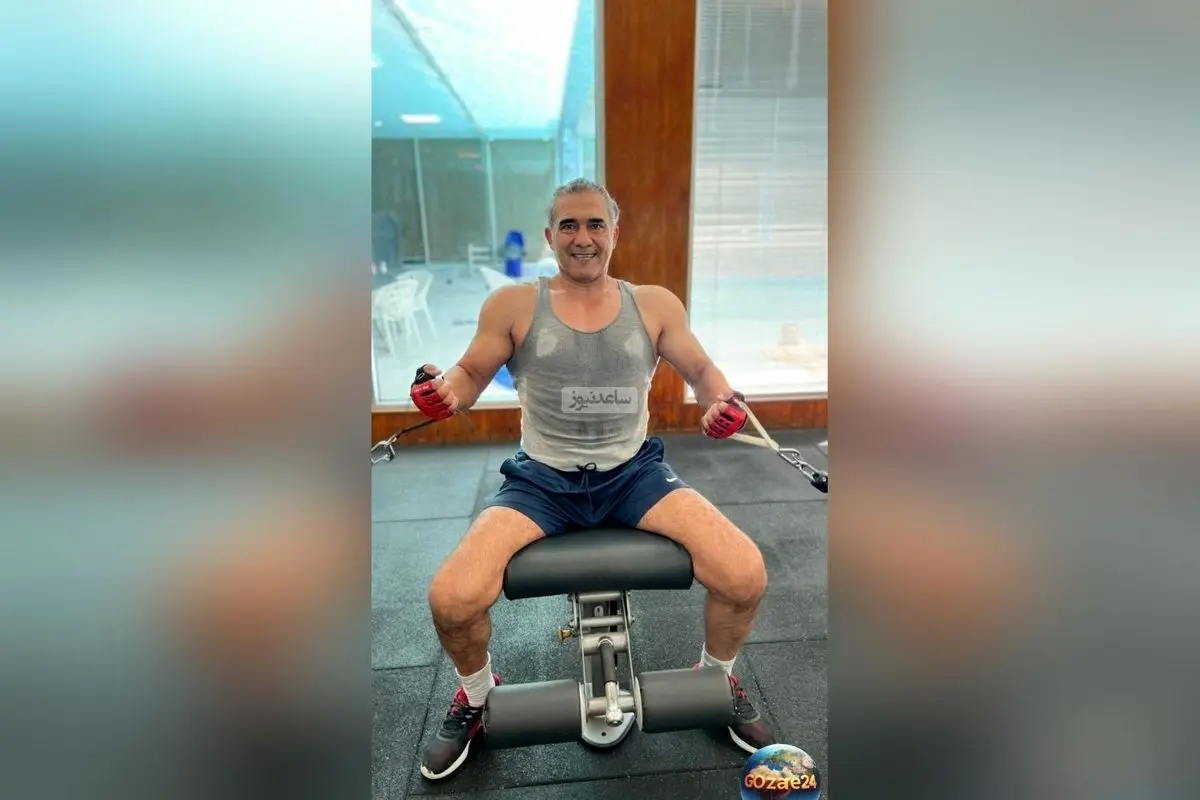 عکسی نادر از تمرینات طاقت‌فرسای احمدرضا عابدزاده در 59 سالگی؛ اسطوره فوتبال ایران همچنان با روحیه‌ای جنگنده