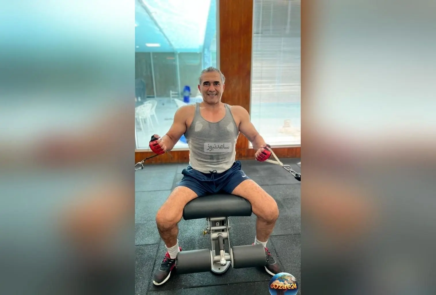 عکسی نادر از تمرینات طاقت‌فرسای احمدرضا عابدزاده در 59 سالگی؛ اسطوره فوتبال ایران همچنان با روحیه‌ای جنگنده