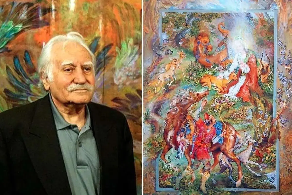 وضعیت بحرانی محمود فرشچیان، نگارگر بزرگ ایرانی، در بیمارستان آمریکا / آخرین خبر از وضعیت سلامت استاد فرشچیان