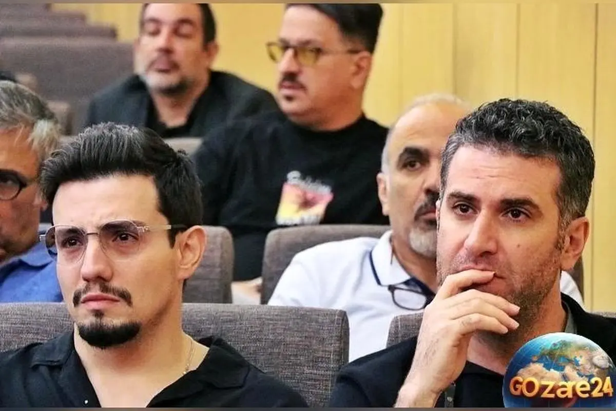 هوتن شکیبا در مراسم ختم پدر عباس جمشیدی‌فر: احترام به فضای سوگواری، سلفی گرفتن جایز نیست