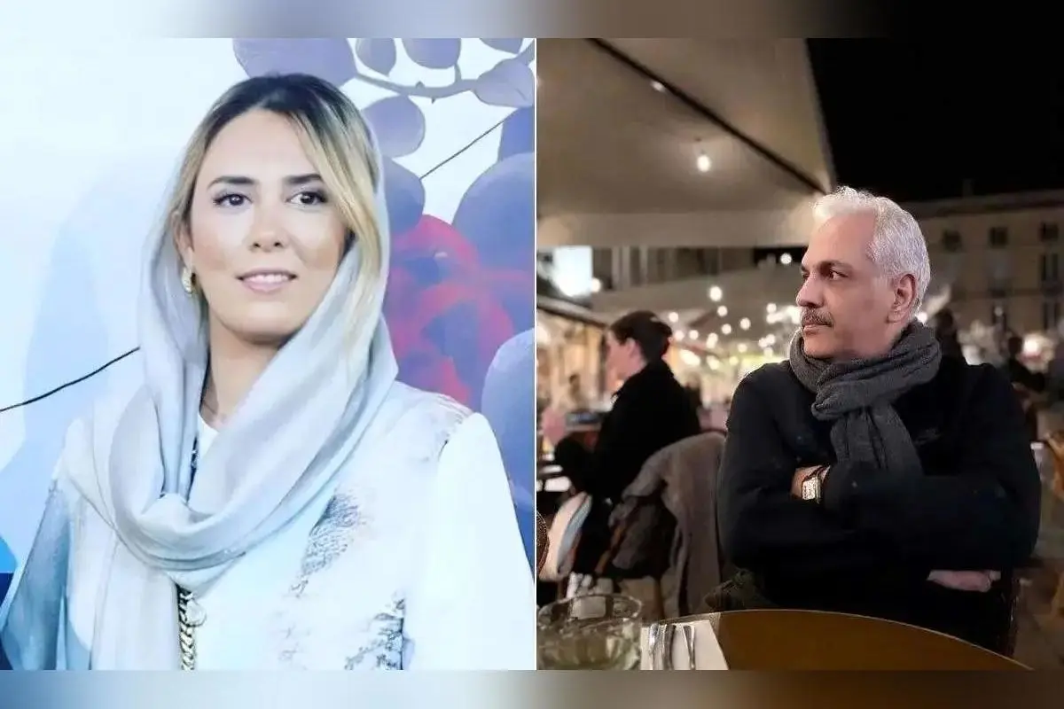 مهران مدیری همسر جوان و شیک‌پوش خود، غزال، را در کنسرت دبی رونمایی کرد + عکس