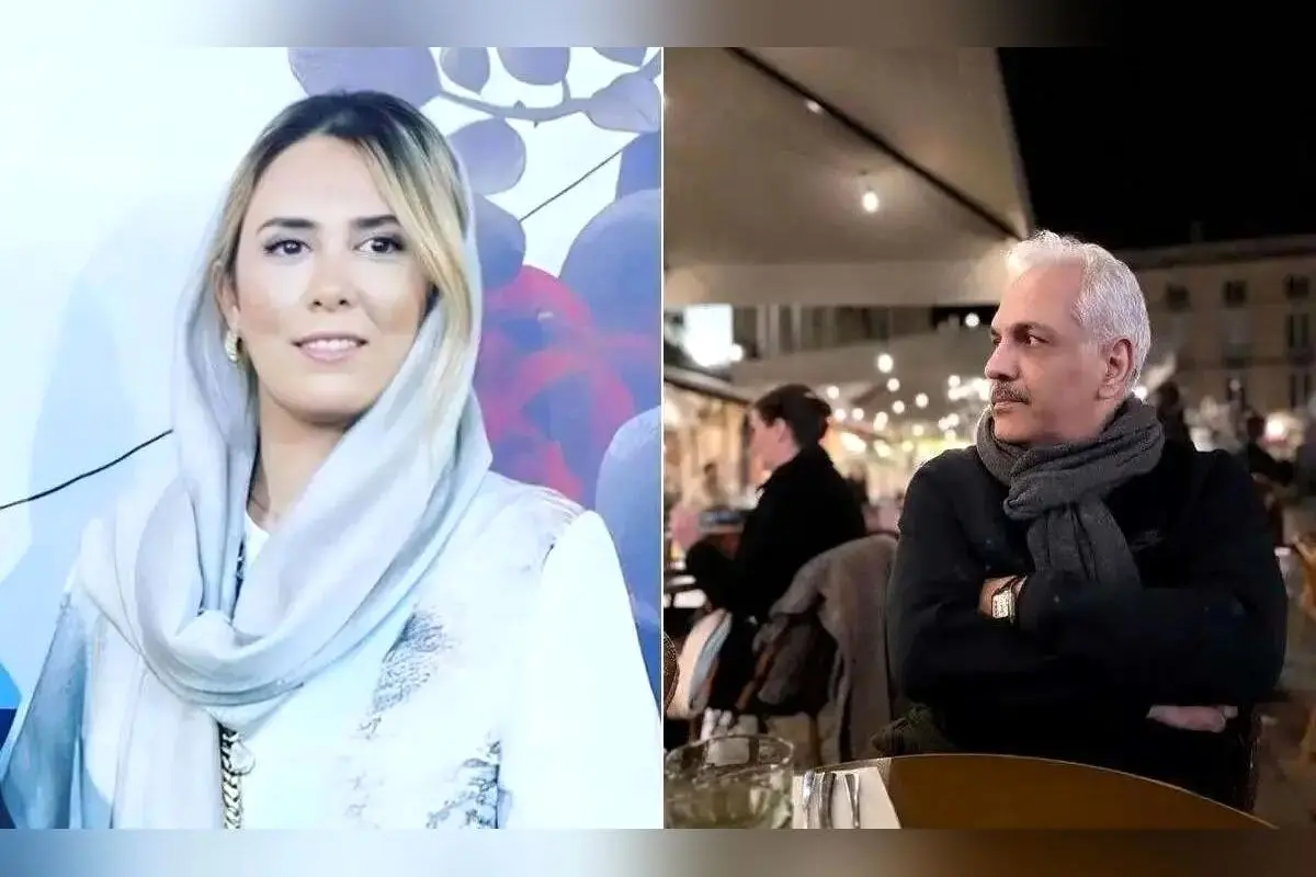 مهران مدیری همسر جوان و شیک‌پوش خود، غزال، را در کنسرت دبی رونمایی کرد + عکس