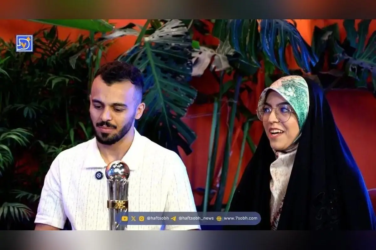 تصاویر مراسم عقد سالار آقاپور و همسر چادری‌اش در حرم امام رضا(ع) | مرد سال آسیا در کنار همسرش