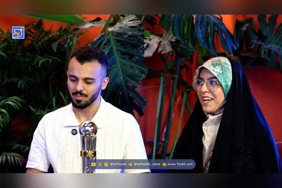 تصاویر مراسم عقد سالار آقاپور و همسر چادری‌اش در حرم امام رضا(ع) | مرد سال آسیا در کنار همسرش