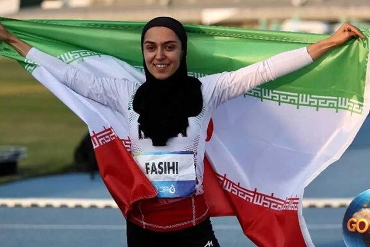 عروسی شیک و ساده فرزانه فصیحی، دونده قهرمان آسیا با لباس عروس و تاج گل زیبا + عکس مراسم