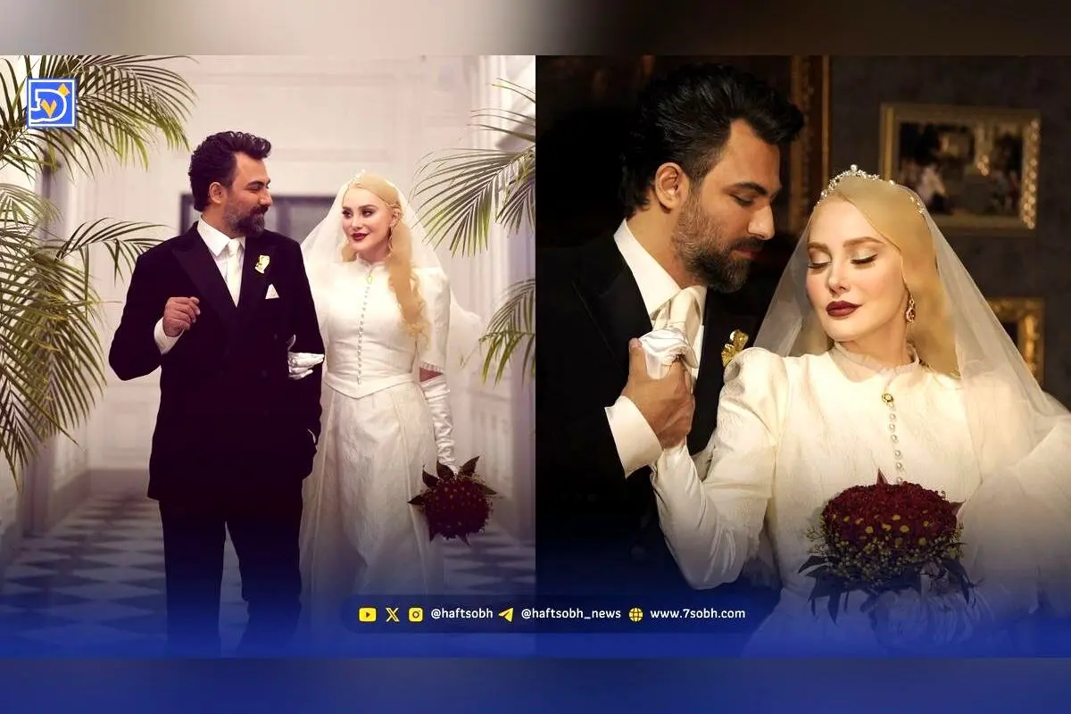 عروسی کلاسیک و تاریخی آرام جعفری و بابک انصاری با استایلی قرن نوزدهم و جزئیات لوکس
