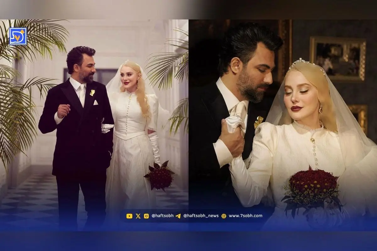 عروسی کلاسیک و تاریخی آرام جعفری و بابک انصاری با استایلی قرن نوزدهم و جزئیات لوکس