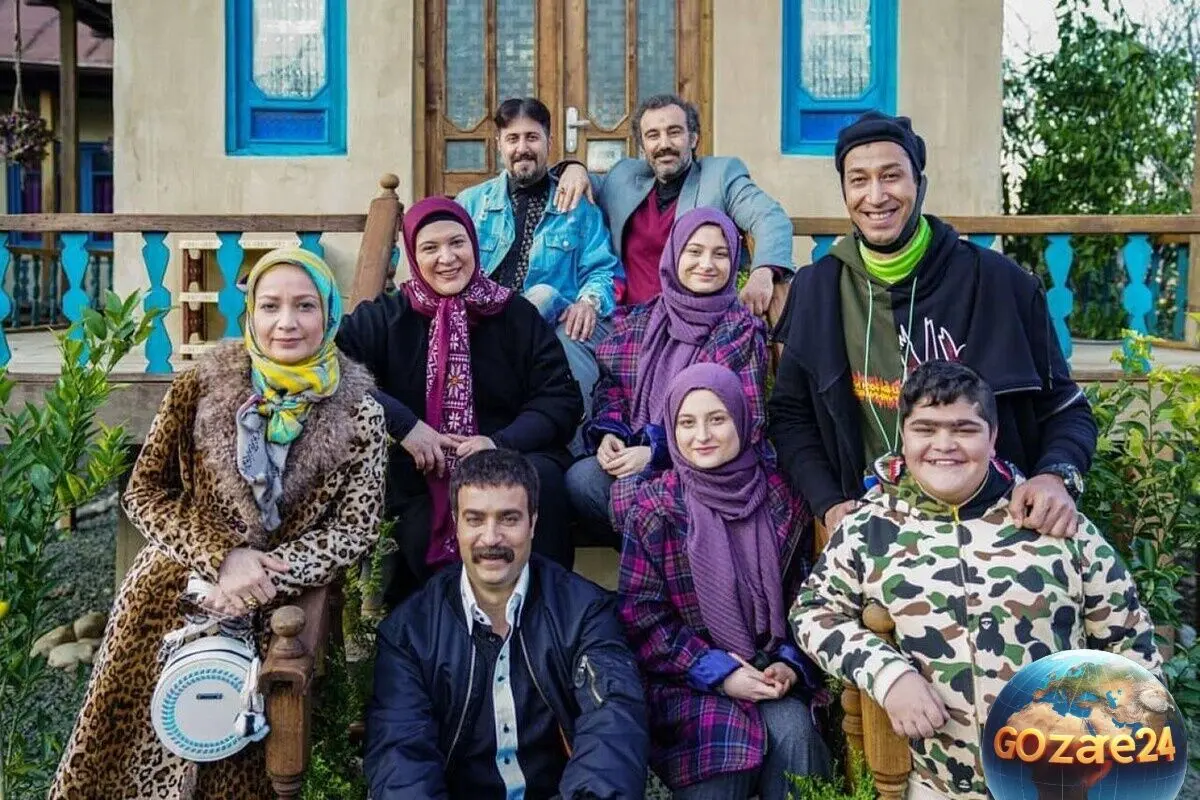 تصویر نادر و جالب از دیدار دوستانه بازیگران سریال پایتخت در باغ، 9 سال پس از پخش فصل‌های قبلی