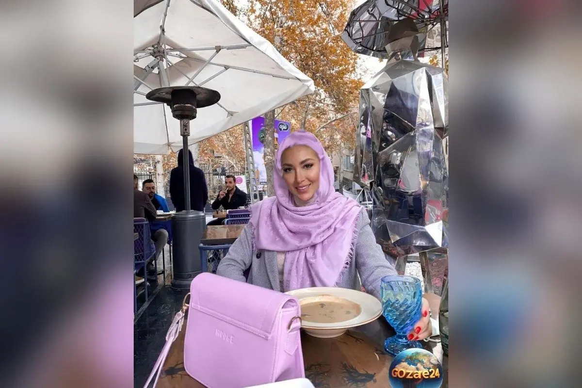 تصویر جذاب از میز غذای رنگارنگ و اصیل همسر بهرام رادان با تزیینات بینظیر ایرانی + عکس